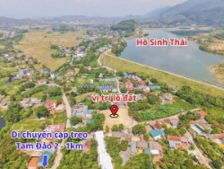 Cần bán lô góc 2 mặt tiền khu du lịch tây thiên – tam đảo, vĩnh phúc.