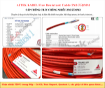 Cáp chống cháy chống nhiễu 2 lõi awg đà nẵng, thanh hóa, nghệ an, hà tĩnh