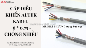 Cáp điều khiển 6 lõi altek kabel đà nẵng – hà nội – hồ chí minh