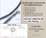 Cáp điều khiển có lưới sh-500 3g 1.0qmm altek kabel đà nẵng, hà nội, hồ chí minh
