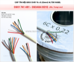 Cáp tín hiệu báo cháy 6 x 0.22mm2 altek kabel