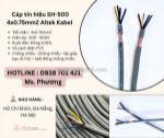 Cáp tín hiệu sh-500 4x0.75mm2 altek kabel đà nẵng, hà nội, hồ chí minh
