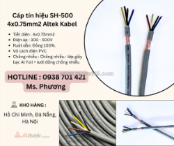 Cáp tín hiệu sh-500 4x0.75mm2 altek kabel đà nẵng, hà nội, hồ chí minh