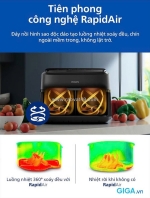 Chia sẻ công thức chiên khoai tây giòn với nồi chiên không dầu philips na150/00 7.1l 2 ngăn