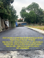 Chính chủ bán 5 lô đất hàng f0 mặt đường liên xã hoà thạch cũ nay là phú cát -