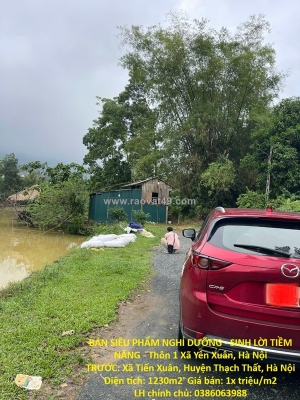 Chính chủ cần bán siêu phẩm nghỉ dưỡng - sinh lời tiềm năng - thôn 1 xã yên