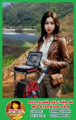 Cho thuê máy dò vàng độ sâu 50m