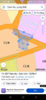 Chủ cần bán đất 1.400m2 tam phước xã long điền tp.hcm có 80m2 thổ cư mặt tiền