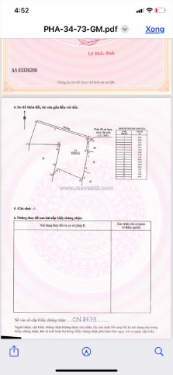 Chủ cần bán hơn một mẫu đất phước lộc phước hải cách quản trường thả diều phước