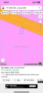 Chủ cần bán lô góc 2 mặt tiền vuông vức ngang 6m sẵn 60tc mặt tiền đường nguyễn