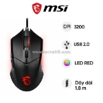 Chuột gaming msi clutch gm08 (đen)