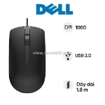 Chuột máy tính dell ms116 (đen)