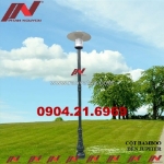 Cột đèn sân vườn bamboo lắp đèn jupiter sản phẩm cột đèn trang trí hiện đại, giá tốt