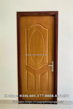 Cửa gỗ hdf veneer tại quận tân phú