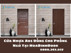 Cửa nhựa abs dùng cho phòng ngủ tại hoabinhdoor