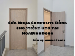 Cửa nhựa composite dùng cho phòng ngủ tại hoabinhdoor
