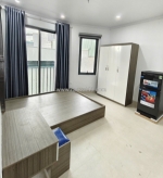 (cực hiếm) căn hộ studio 28m2 mới khai trương ngõ 58 trần bình - có phòng bếp