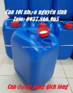 Cung cấp can nhựa các loại, can 30l, can nhựa dày, can nhựa, bán can