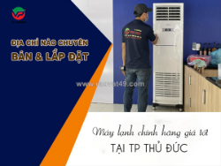 Cung cấp lắp đặt điều hòa tủ đứng midea 5.5hp giá rẻ cho các không gian phòng họp, hội nghị