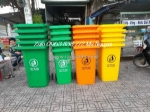 Đại lý bán thùng rác nhụa 240lit nắp kín giá rẻ tại tp. hcm
