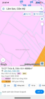 Đất đẹp - giá tốt - bán gấp lô đất tiềm năng mặt tiền 765 ấp 4 lâm san, cẩm mỹ,