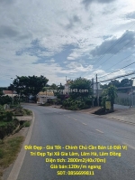 Đất đẹp - giá tốt - chính chủ cần bán lô đất vị trí đẹp tại xã gia lâm, lâm hà,
