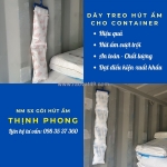 Dây hút ẩm treo container – giữ hàng khô ráo suốt hành trình vận chuyển