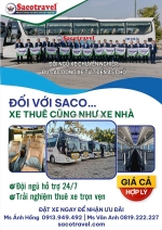 Dịch vụ cho thuê xe du lịch tại tp.hcm - saco travel