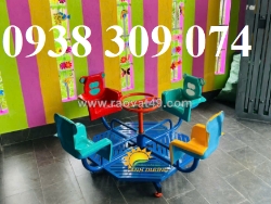 Đu quay trẻ em, đu quay mầm non, đu quay ghế gấu mầm non