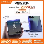 Giá 23.990.000đ – tặng sạc nhanh 25w khi mua galaxy z flip7