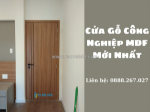Giá hoàn thiện 1 bộ cửa gỗ công nghiệp mdf mới nhất