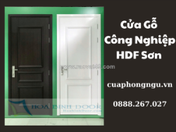 Giá hoàn thiện cửa hdf sơn cho phòng ngủ tại hoabinhdoor
