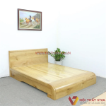 Giường ngủ gỗ sồi tự nhiên - nội thất viva