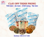 Gói hút ẩm clay opp thịnh phong tốt cho bánh mứt kẹo tết?