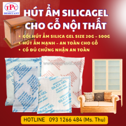 Gói hút ẩm silica gel – giải pháp bảo vệ toàn diện cho ngành gỗ