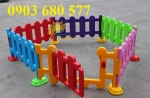 Hàng rào bằng nhựa lắp ghép dành cho trẻ em mầm non