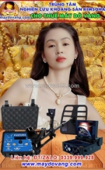 Cho thuê máy dò mạch vàng tự nhiên và vàng sa khoáng