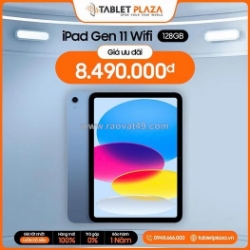 Ipad gen 11 wifi 128gb chỉ 8.490.000đ – mỏng nhẹ, mượt mà