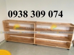 Kệ gỗ montessori 3 tầng mầm non,kệ montessori 4 tầng mầm non