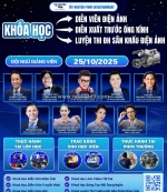 Khai giảng khóa học diễn viên điện ảnh - diễn xuất trước ống kính 2025