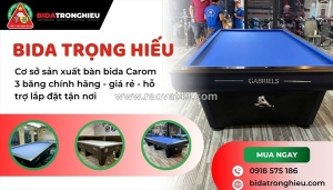 Khi đam mê gặp chất lượng – bàn bida 3 băng tại trọng hiếu