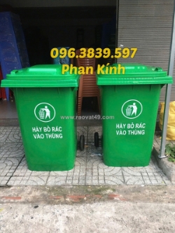 Kho bán sỉ thùng rác 360 lit, bền đẹp