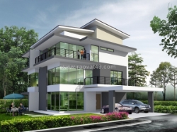 Kích thước nhà biệt thự 3 tầng đẹp và sang trọng nhất