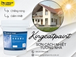 Làm mát nhanh chóng với sơn cách nhiệt tường nhà kingcatpaint