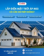 Lắp điện mặt trời áp mái có cần giấy phép? - thông báo từ bộ công thương