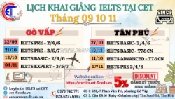 Lịch học ielts tại cet năm 2025 tại tân phú #2025....aaaaaaaaaaaaaaa