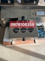 Máy dán màng siu tự động, máy ép màng nhôm, máy ép màng siu trên nắp chai lọ tự động