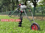 Máy khoan đào hố đất , khoan hố trồng cây có bánh xe di chuyển tbk68