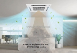 Máy lạnh âm trần lg ztnq30gnle0 có thiết kế âm trần phù hợp cho các khu vực đông người như văn phòng, siêu thị.