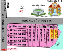 Mở bán 14 lô nền thổ cư tại khánh vĩnh, khánh hoà
